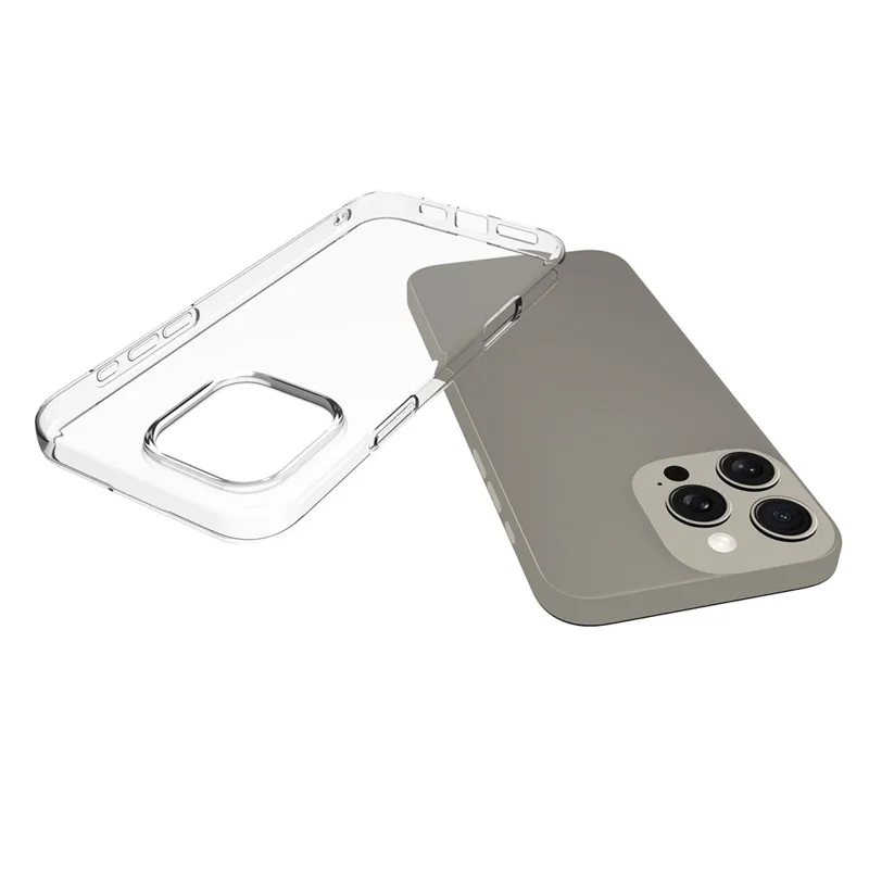 Массовая закупка 100 шт. Чехол для iPhone 16 Pro Max, водонепроницаемый, прозрачный ТПУ, с отверстием для шнурка