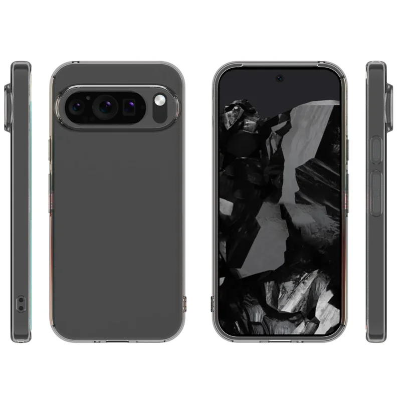 Оптовая покупка 100 штук для чехла Google Pixel 9 Pro XL, водонепроницаемый, прозрачный ТПУ-чехол для телефона с отверстием для шнурка