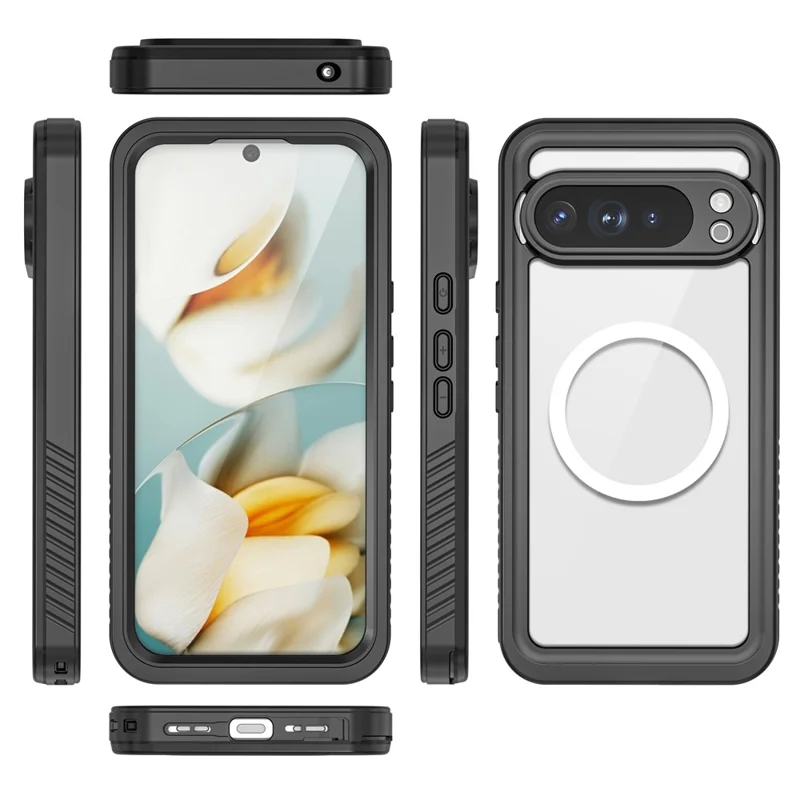 REDPEPPER FS Series For Google Pixel 10 Pro XL Waterproof Magnetic Case PC TPU PET Clear Phone Cover