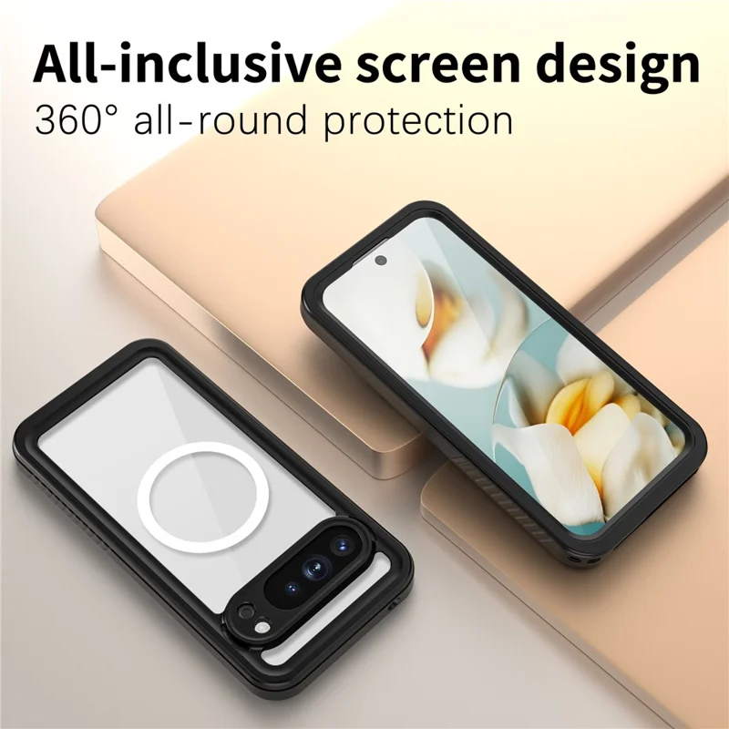 REDPEPPER FS Series For Google Pixel 10 Pro XL Waterproof Magnetic Case PC TPU PET Clear Phone Cover