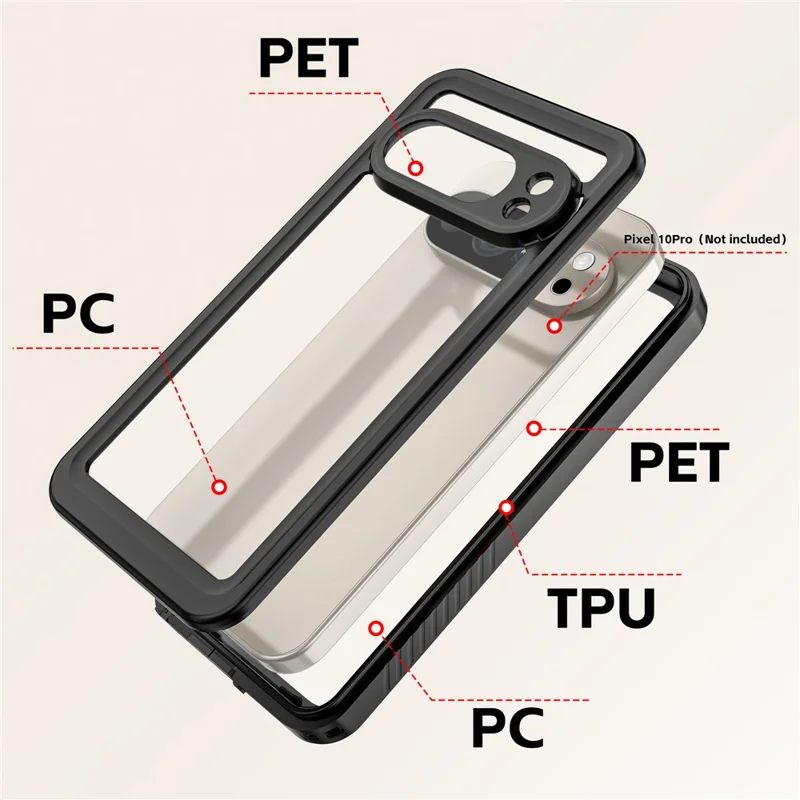 REDPEPPER FS Series For Google Pixel 10 Pro Waterproof Case IP68 Shockproof Phone Cover