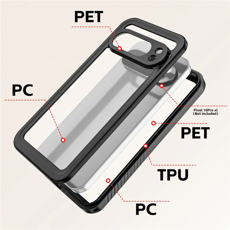 REDPEPPER FS Series For Google Pixel 10 Pro XL Waterproof Case IP68 Shockproof Phone Cover