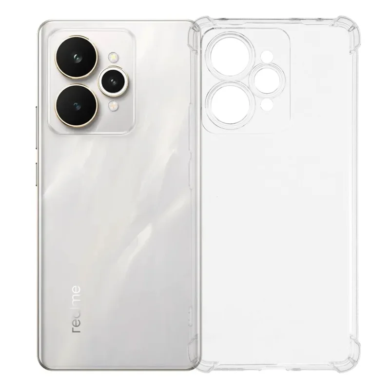 For Realme 15 Pro 5G Case Reinforced Four Corner Anti-Drop Clear TPU Phone Cover