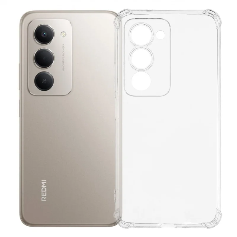 For Xiaomi Redmi 15 4G (EU) (171mm) Case Reinforced Four Corner Anti-Drop Clear TPU Phone Cover