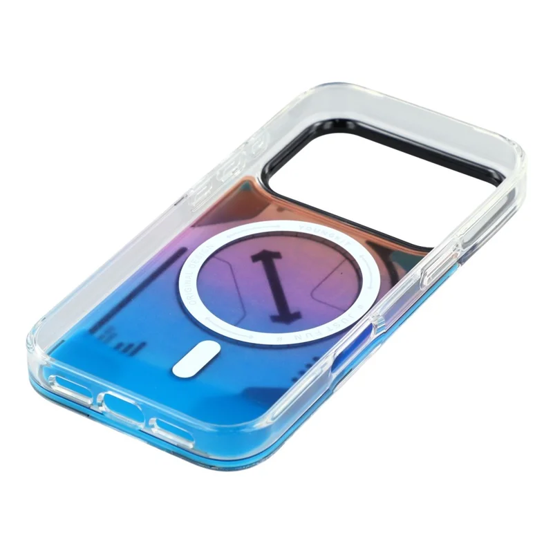 YOUNGKIT For iPhone 17 Pro Max Case Compatible with MagSafe Anti Drop TPU PC Phone Back Cover - Blue