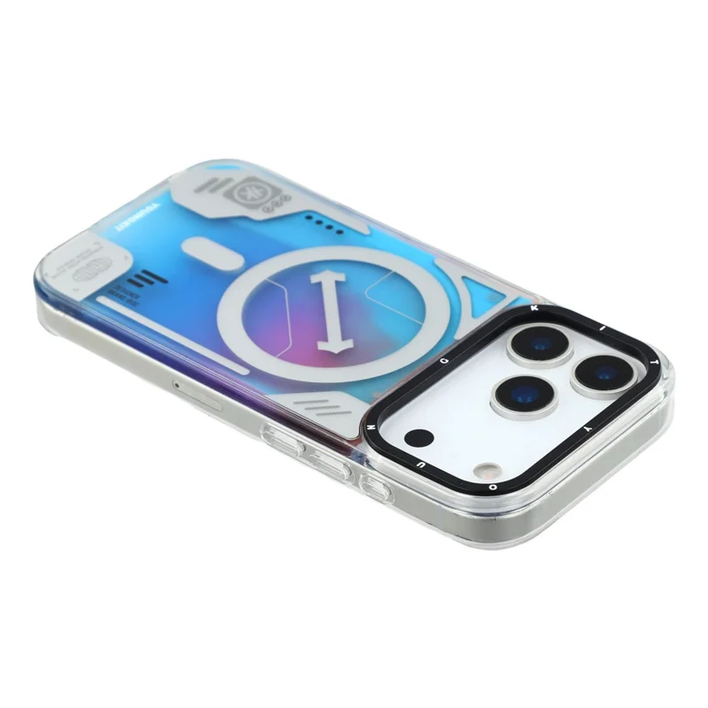 YOUNGKIT For iPhone 17 Pro Case Compatible with MagSafe Anti Drop TPU PC Phone Back Cover - Blue