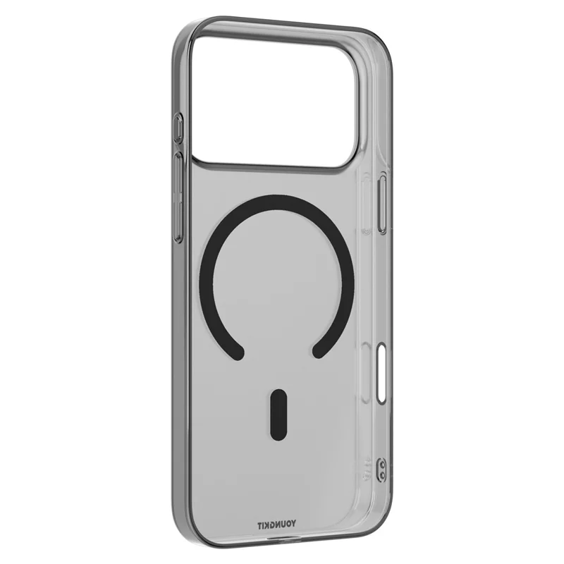YOUNGKIT Étui pour iPhone 17 Pro Compatible avec MagSafe Coque Arrière en PC Dur Transparent HD