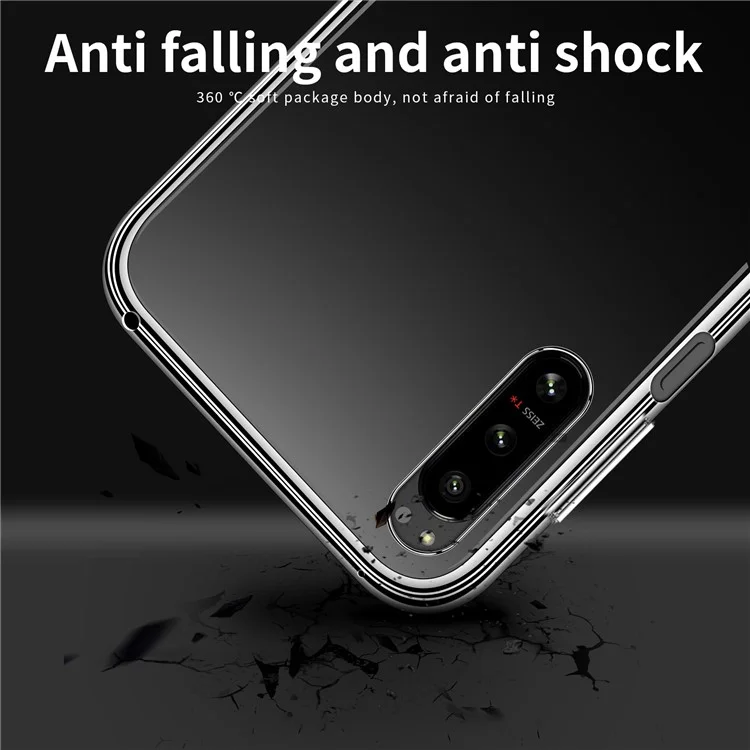 MOFI For Sony Xperia 5 IV 5G Soft TPU High Transparency Phone Case Shockproof Protective Cover