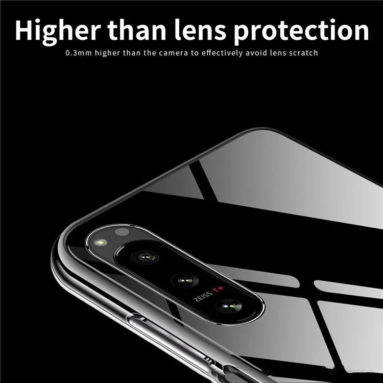 MOFI For Sony Xperia 5 IV 5G Soft TPU High Transparency Phone Case Shockproof Protective Cover