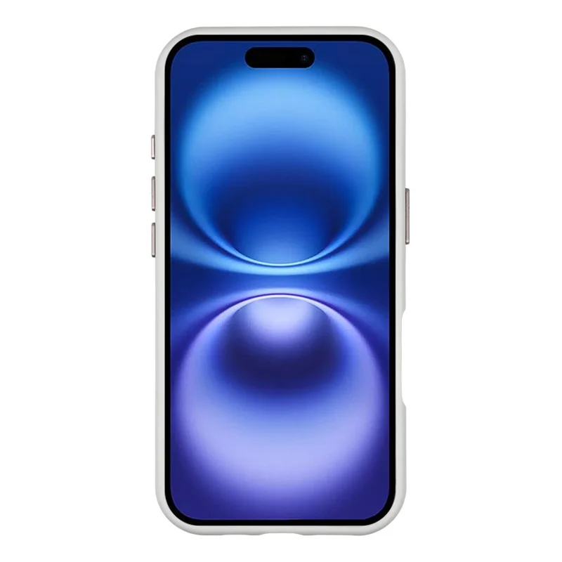 KIGC For iPhone 17 Case Compatible with MagSafe PU Leather TPU Phone Back Cover - Grey