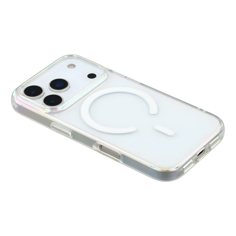 KIGC For iPhone 17 Pro Case Compatible with MagSafe Dazzling Color TPU+PC Phone Back Cover - Colorful