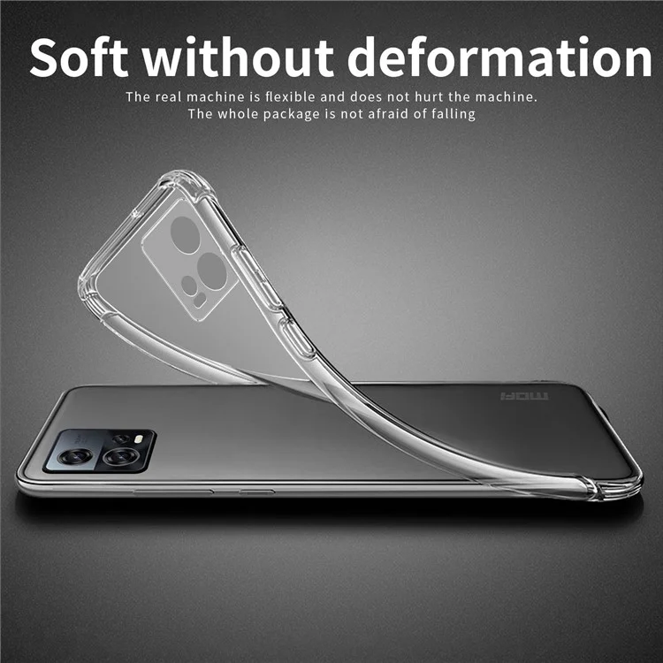 MOFI Para Motorola Moto S30 Pro 5G Funda de TPU resistente a los golpes y transparente Anti-arañazos Cubierta de teléfono móvil