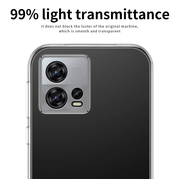 MOFI Para Motorola Moto S30 Pro 5G Funda de TPU resistente a los golpes y transparente Anti-arañazos Cubierta de teléfono móvil