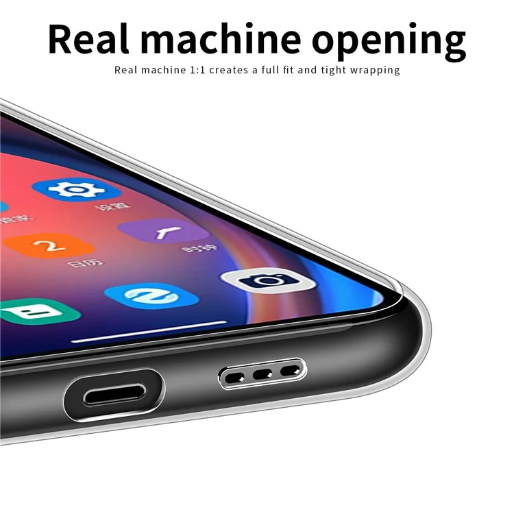 MOFI Para Motorola Moto S30 Pro 5G Funda de TPU resistente a los golpes y transparente Anti-arañazos Cubierta de teléfono móvil