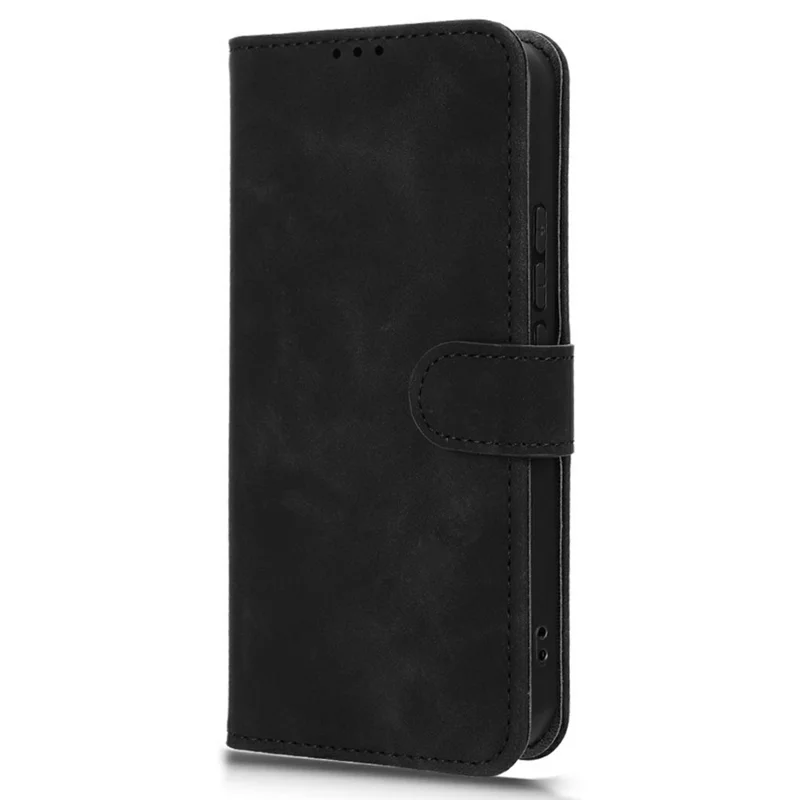 For Xiaomi 15T Pro Leather Case Skin Feel Anti Drop Wallet Flip Phone Cover - Black