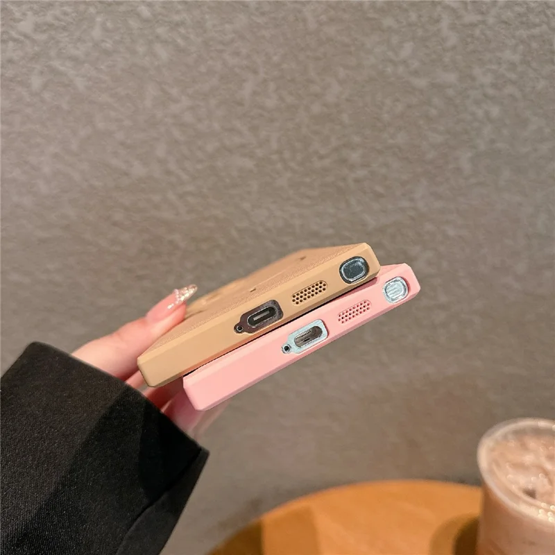 For Samsung Galaxy S24 Ultra Case Læderbehandling TPU Telefonbeskyttelse Kompatibel med MagSafe - Pink