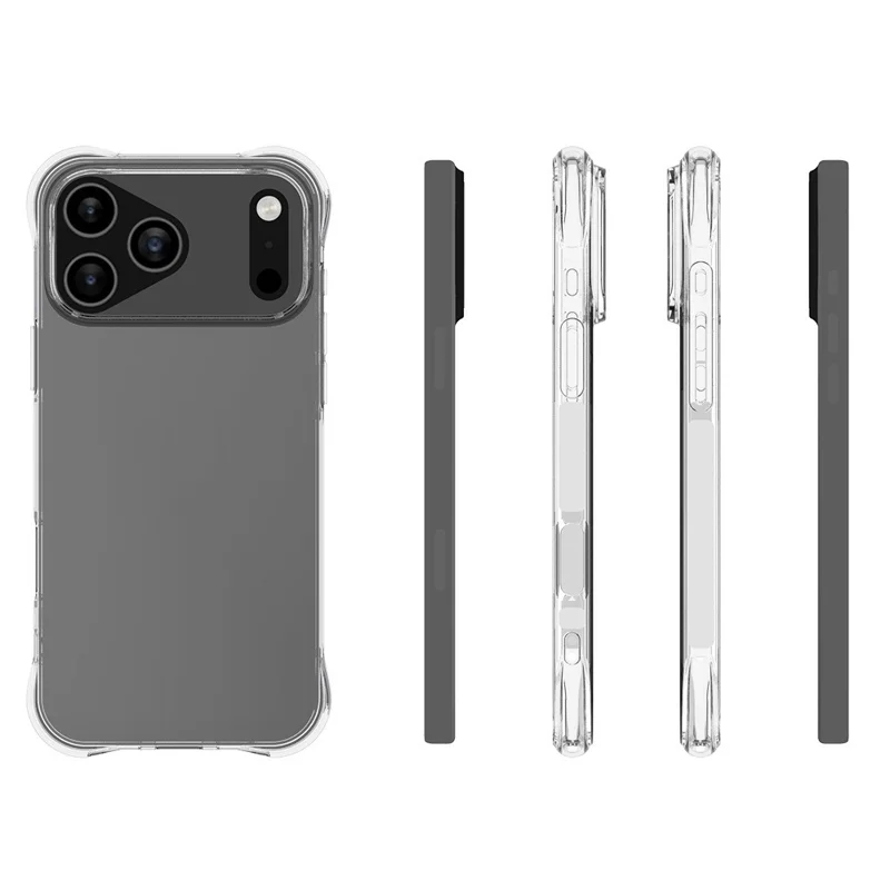 Groothandel voor iPhone 17 Pro Max hoesje met semi-grote cameraopening, antislip, stootvaste TPU telefoonhoes