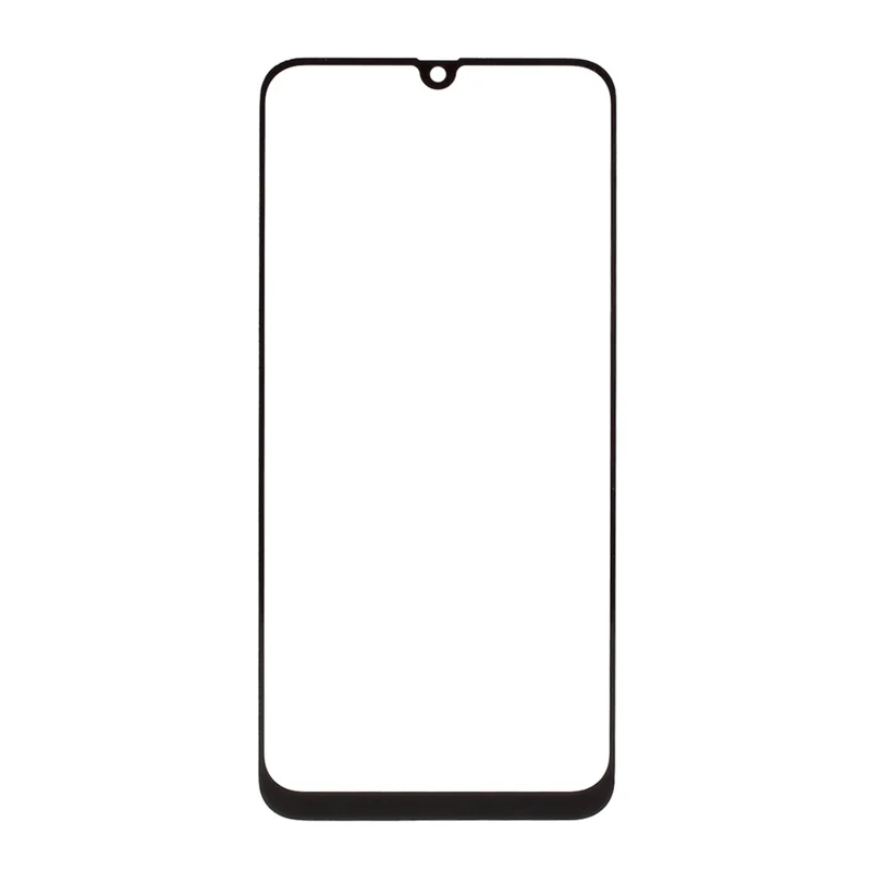 For Samsung Galaxy A50s A507 Front Screen Glass Lens + OCA Adhesive Part (Small Screen) (without Logo)