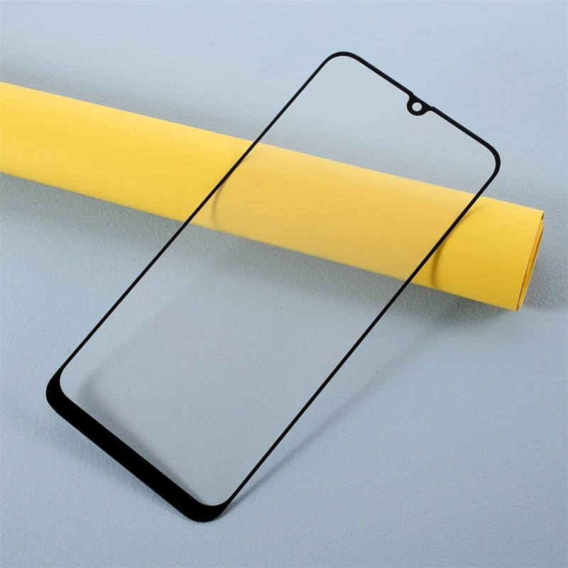 For Samsung Galaxy A50s A507 Front Screen Glass Lens + OCA Adhesive Part (Small Screen) (without Logo)