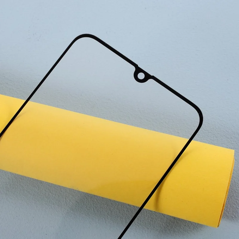 For Samsung Galaxy A50s A507 Front Screen Glass Lens + OCA Adhesive Part (Small Screen) (without Logo)