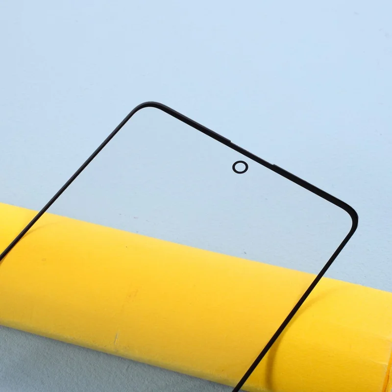 For Samsung Galaxy A71 5G SM-A716 Front Screen Glass Lens + OCA Adhesive Replacement Parts (Without Logo)