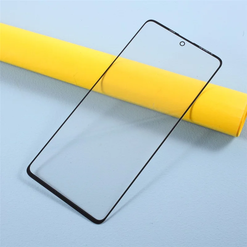 For Samsung Galaxy A71 5G SM-A716 Front Screen Glass Lens + OCA Adhesive Replacement Parts (Without Logo)