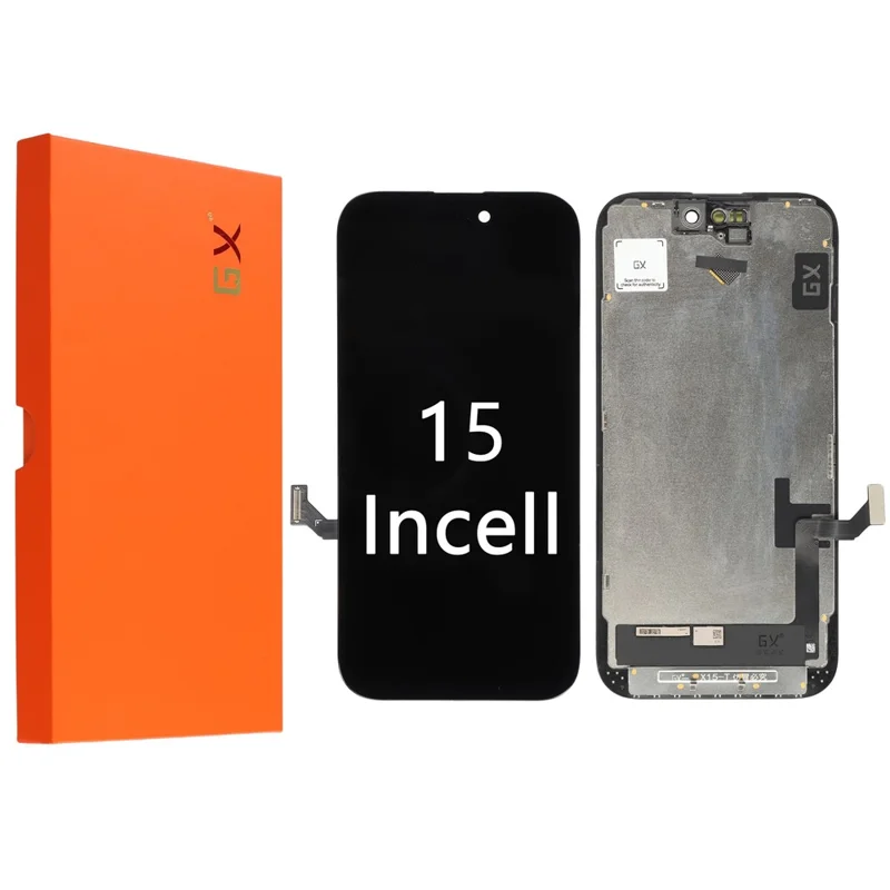 For iPhone 15 Grade C LCD Screen and Digitizer Assembly Replacement Part (GX Incell Technology) (without Logo)
