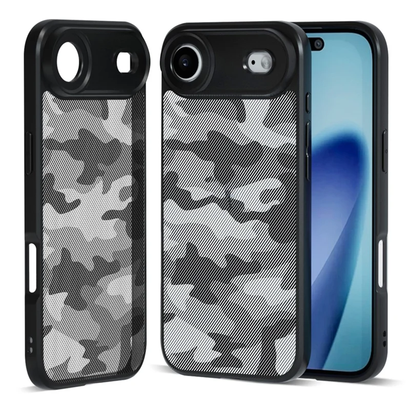 IBMRS For iPhone Air Case Soft TPU Frame Hard PC Back Anti-Fall Phone Cover - Artistic Camouflage