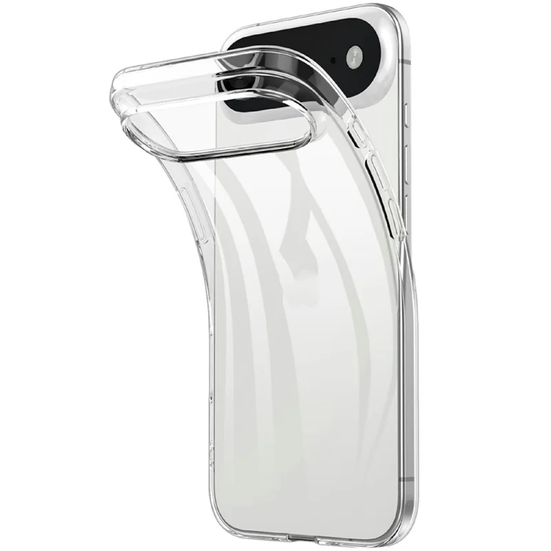 For iPhone Air Clear TPU Anti-Scratch Phone Case + 2.5D Arc Edge Screen Protector