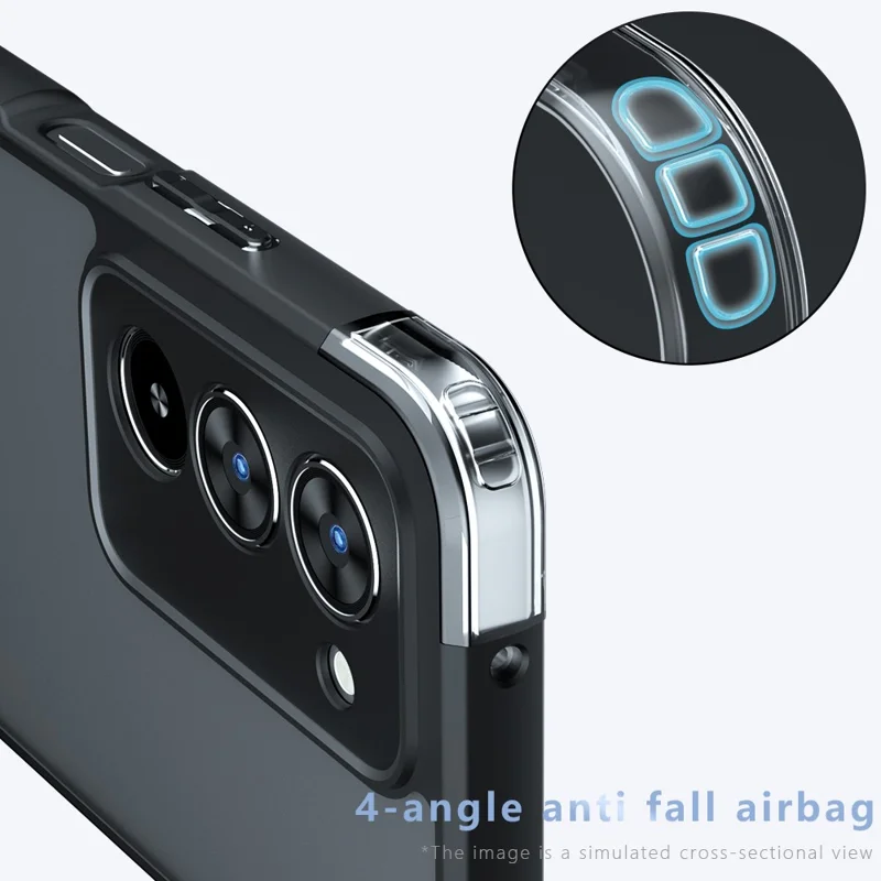 For Xiaomi Redmi 15 4G (169mm) / 15 5G (Global) (169mm) Case TPU + PC Shockproof Clear Phone Cover