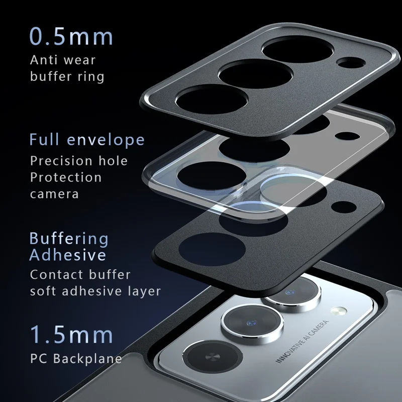 For Xiaomi Redmi 15 4G (169mm) / 15 5G (Global) (169mm) Case TPU + PC Shockproof Clear Phone Cover