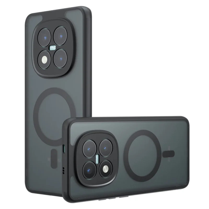 Custodia per Xiaomi Redmi Note 15 Pro+ 5G compatibile con MagSafe TPU + PC Matte Skin Touch Phone Cover