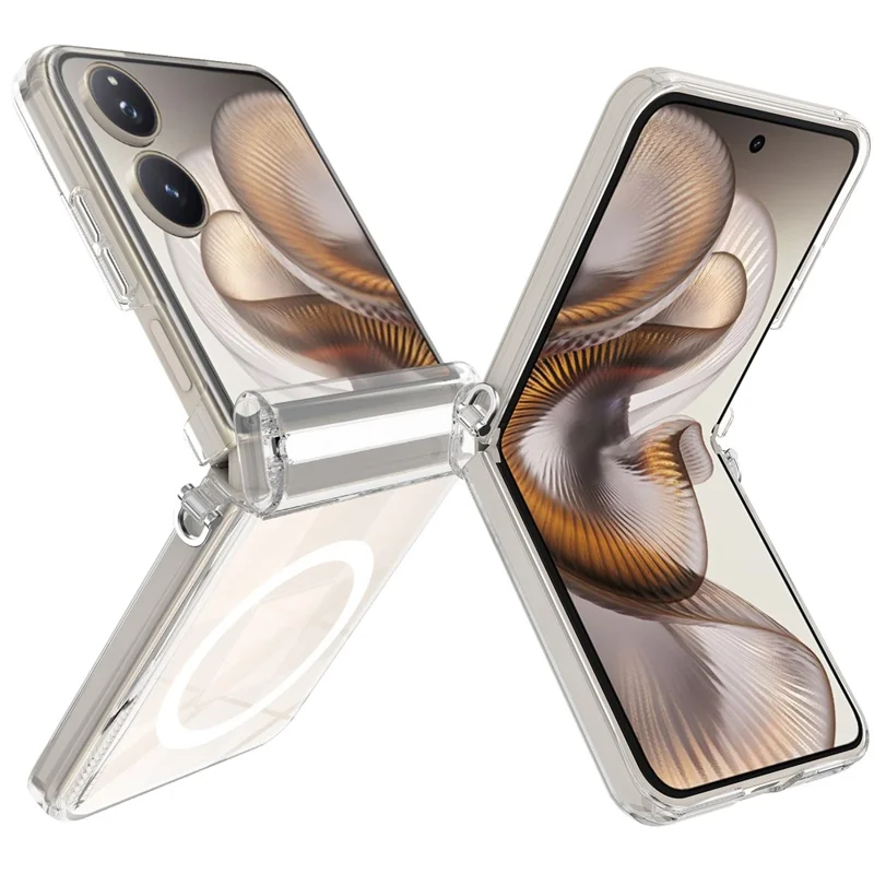 Xiaomi Mix Flip 2 hylster til MagSafe med magnetisk ledefoldet beskyttelsesdæksel i PC