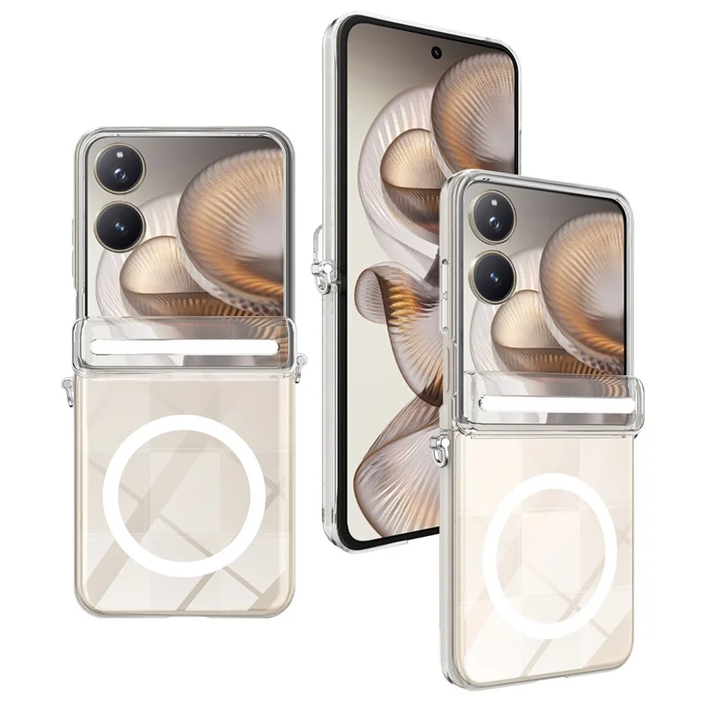 Xiaomi Mix Flip 2 hylster til MagSafe med magnetisk ledefoldet beskyttelsesdæksel i PC