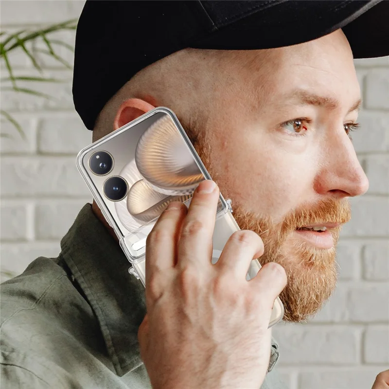 Xiaomi Mix Flip 2 hylster til MagSafe med magnetisk ledefoldet beskyttelsesdæksel i PC