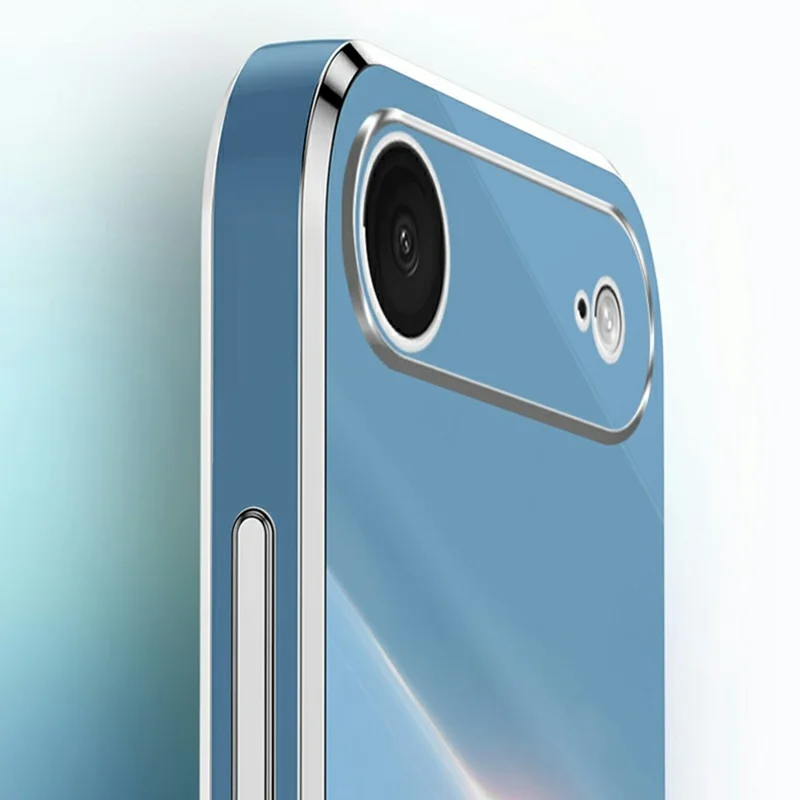 XINLI For iPhone Air Case Ring Kickstand Electroplating TPU Phone Cover - Cyan