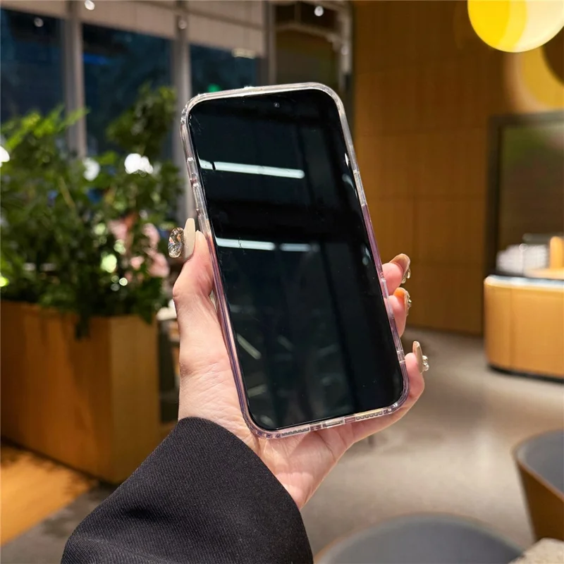 For iPhone 17 Pro Max Case Compatible with MagSafe IMD Bling Glitter PC + TPU Back Cover - Pink