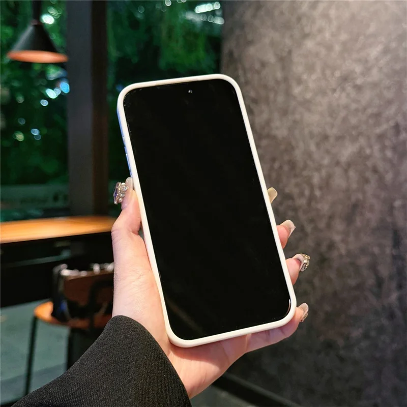 For iPhone 17 Pro Max Case Star Texture Heat Dissipation Acrylic TPU Phone Back Cover - Black