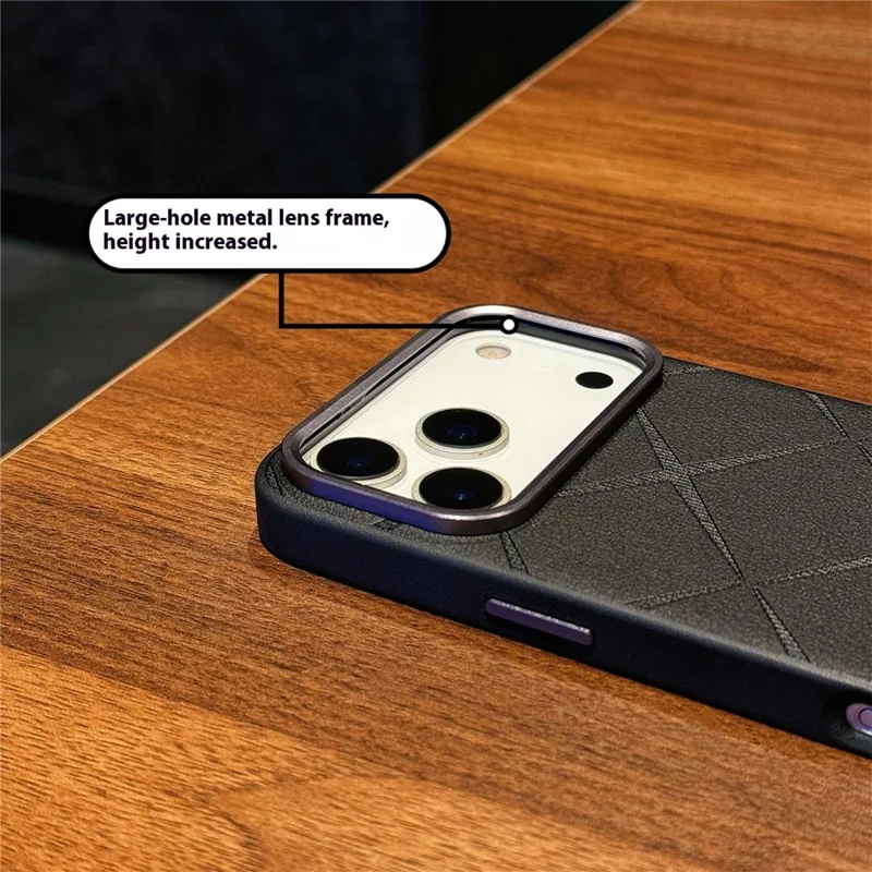 For iPhone 17 Pro Max Case Star Texture Heat Dissipation Acrylic TPU Phone Back Cover - Black