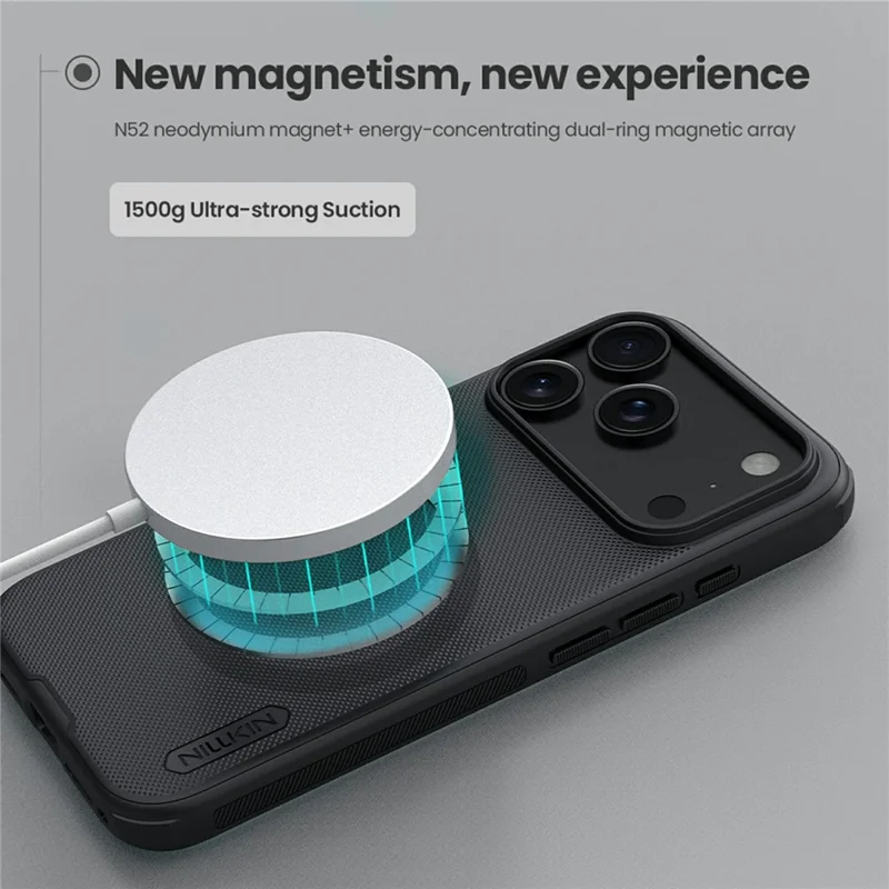 NILLKIN Frosted Shield Pro für iPhone 17 Pro Max Hülle kompatibel mit MagSafe PC + TPU Handyhülle
