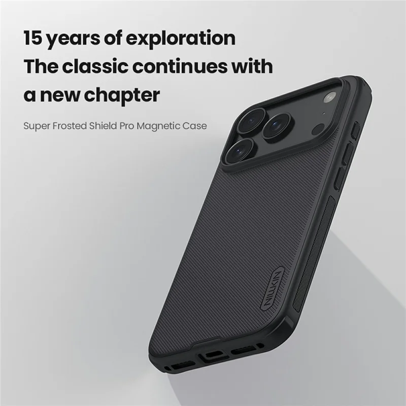 NILLKIN Frosted Shield Pro für iPhone 17 Pro Max Hülle kompatibel mit MagSafe PC + TPU Handyhülle