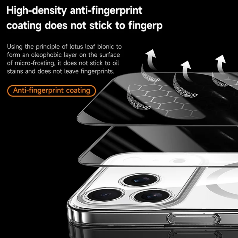 SULADA For iPhone 17 Pro Case Compatible with MagSafe Hard PC Crystal Clear Phone Cover