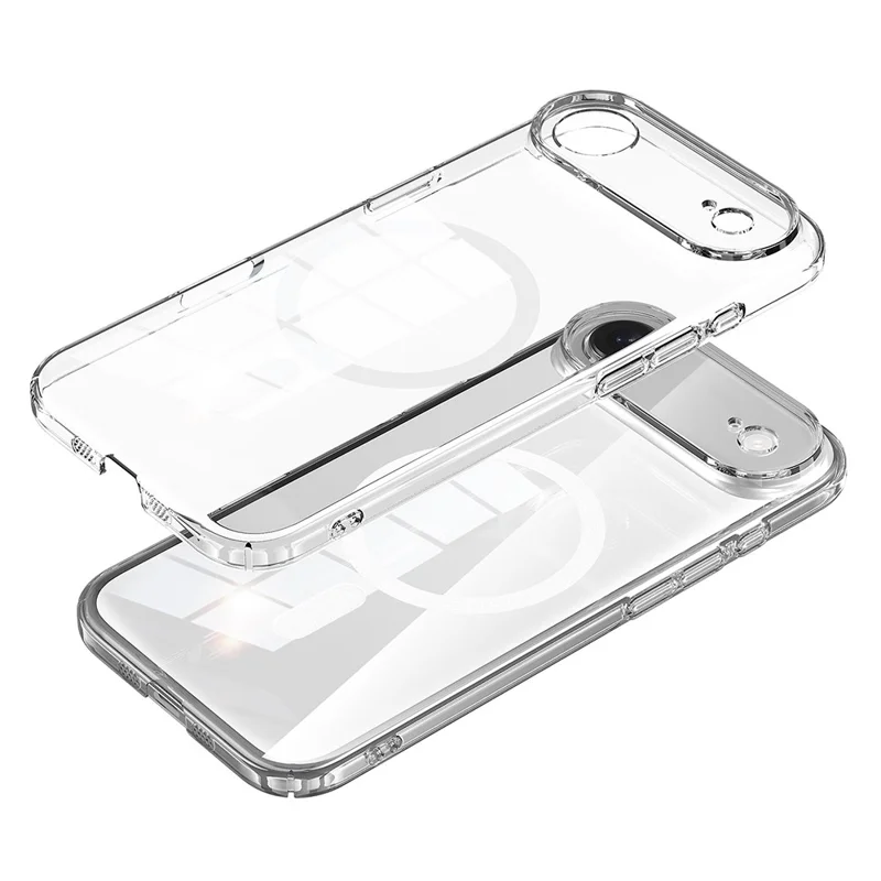 SULADA For iPhone Air Case Compatible with MagSafe Hard PC Crystal Clear Phone Cover