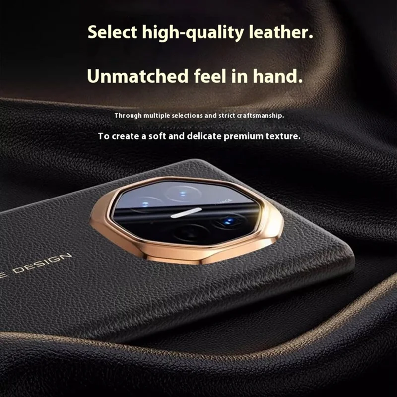 For Huawei Mate XTs Ultimate Case med view-vindue Auto Wake / Sleep PU Læder Flip Smart Phone Cover - Rød