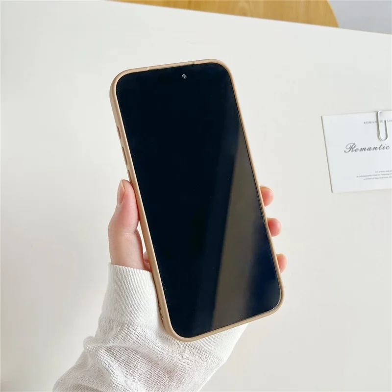 For iPhone 17 Pro Max Case Minimalist Solid Color Anti-scratch TPU Phone Cover with Soft Lining - Dark Purple