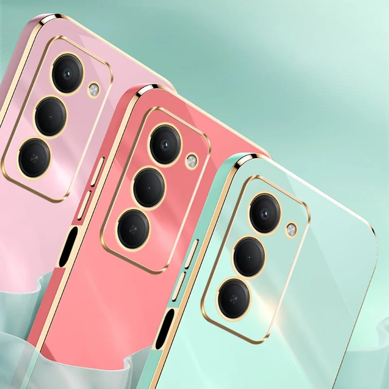 XINLI For Xiaomi Redmi 15 5G (Global) (169mm) Case Ring Kickstand Electroplating TPU Phone Cover - Red