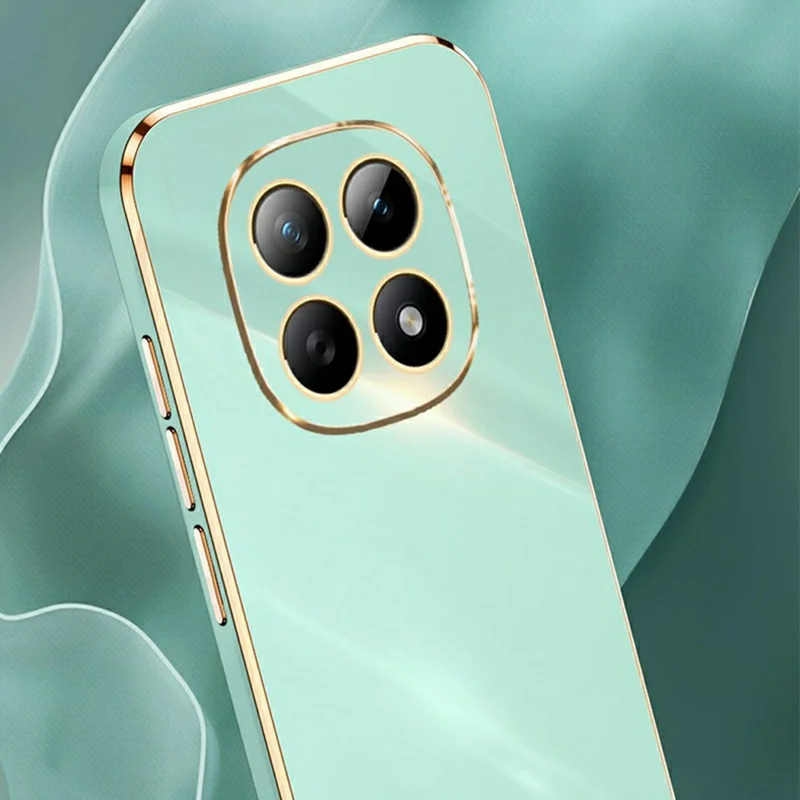 XINLI For Xiaomi Redmi Note 15 5G (Global) Case TPU Phone Cover with Electroplating Frame - Blue