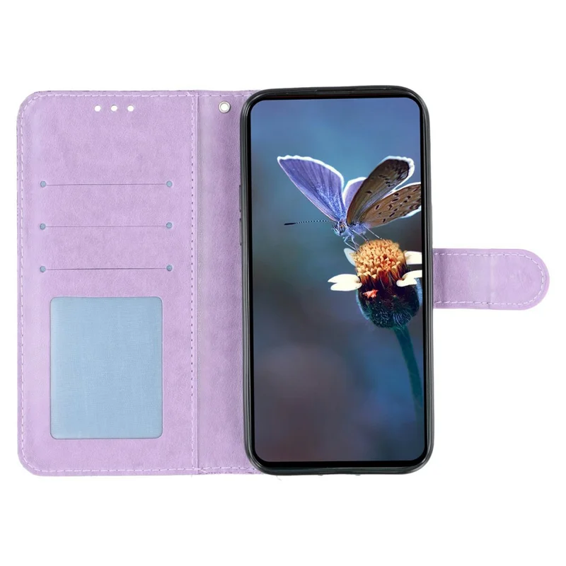 For Xiaomi Redmi Note 15 Pro 5G (Global) Case Lace Flowers PU Leather Flip Wallet Phone Cover - Purple