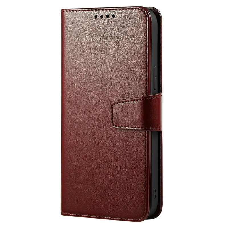 For Xiaomi Poco M8 5G / Redmi Note 15 5G (Global) / 15 4G (Global) Case Stand Card Holder Wallet Leather Phone Cover - Brown
