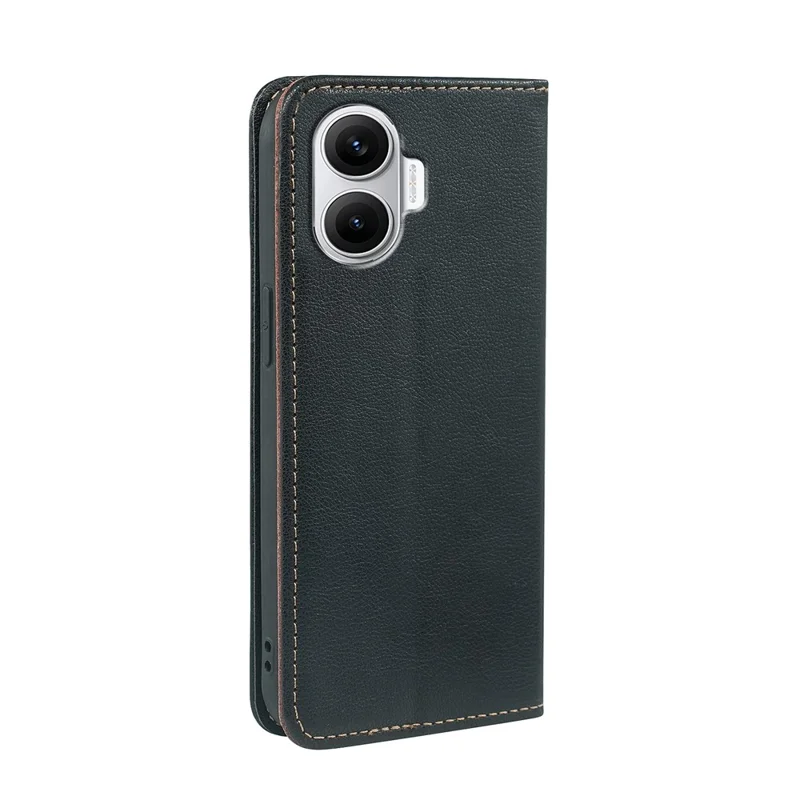 For Xiaomi Redmi Turbo 4 Pro 5G / Poco F7 5G Case Wallet RFID Blocking Leather Phone Cover Strong Magnetic Closure - Black